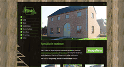 Desktop Screenshot of fdw-massievehoutbouw.be